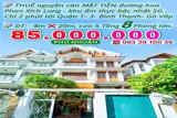 Thuê Nguyên Căn Mặt Tiền Đường Hoa Phan Xích Long- 160M2- 5 Tầng 8 Phòng: 85 Triệu. Lh: 0933910039 - Ảnh 1