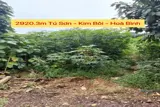 Chính Chủ Bán Lô Đất Đẹp 2920,3M Tại Từ Sơn-Kim Bôi Hòa Bình - Ảnh 1