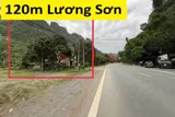 Chính Chủ Bán Lô Đất Đẹp Kinh Doanh 120M Tại Lương Sơn-Hòa Bình - Ảnh 1