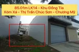 Hàng Hiếm Đất Dịch Vụ Tt Chúc Sơn-Chương Mỹ-Hà Nội D/t: 85,01M - Ảnh 1