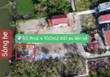 1.4X Tỷ 50.9M2 + 100M2 Ao Giáp Sông He Dương Kinh Zalo 0567222555 - Ảnh 2