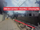Chính Chủ Bán Lô Đất 188,6M Tại Hòa Phú-Chương Mỹ-Hà Nội - Ảnh 1