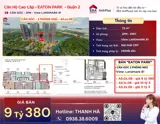 Chủ Nhà Eaton Park - Bán Nhà Đi Mỹ - Bán Căn Góc 2Pn - Đã Có Hđmb - Công Chứng Ngay - Ảnh 1