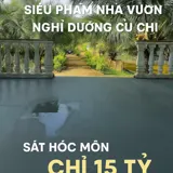 Siêu Phẩm Nhà Vườn Nghỉ Dưỡng Củ Chi – Sát Hóc Môn – Chỉ 15 Tỷ‼ - Ảnh 1