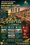 ► Việt Yên Riverside – Tâm Điểm Đầu Tư Mới Giữa Thủ Phủ Công Nghiệp Bắc Giang - Ảnh 1