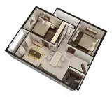 Bán Căn Hộ 2Pn Tại Hqc Plaza, Đã Có Sổ, Công Chứng Ngay 1,4 Tỷ, 55M2 - Ảnh 3