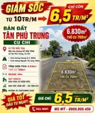 Giảm Sốc 35% – Mặt Tiền Hồ Văn Tắng, Tân Phú Trung, Củ Chi Ngộp Gấp - Ảnh 1