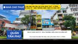 Cho Thuê Nhà Mặt Tiền Bàu Cát Q.tân Bình 72M², 4 Tầng,Ngay Cạnh Ngã Tư - Khu Thương Hiệu