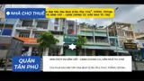Cho Thuê Nhà Mặt Tiền Hòa Bình Q.tân Phú 72M², 3Tầng, 25Triệu