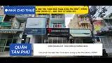 Cho Thuê Nhà Mặt Tiền Trịnh Đình Trọng Q.tân Phú 80M²,3Tầng - Gần Chung Cư