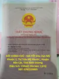 Đất Chính Chủ - Giá Tốt Khu Vực Mỹ Phước 2, Thị Trấn Mỹ Phước , Huyện Bến Cát, Tỉnh Bình Dương