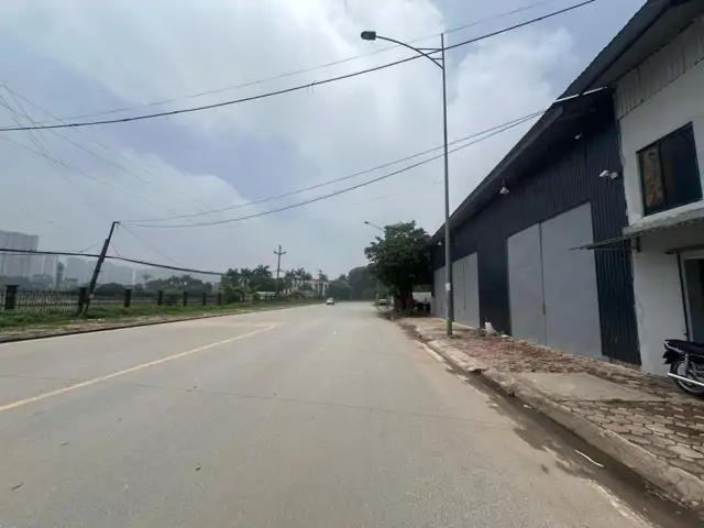 Cho thuê kho xưởng 1600m² mặt đường KĐT Nam An Khánh, Hoài Đức, Hà Nội | Giá Tốt