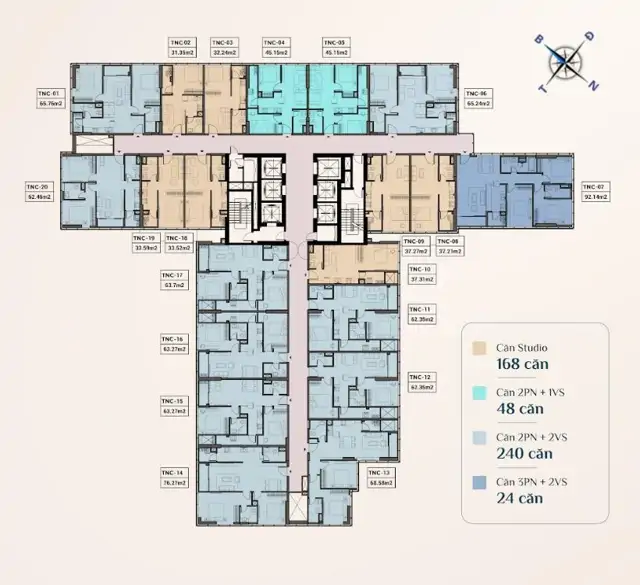 Căn Hộ 2PN, 1WC The Ninety Complex - Giá Tốt, Nhận Nhà Ngay