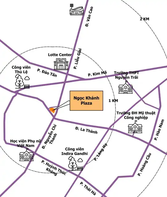 Cho Thuê Văn Phòng Ngọc Khánh Plaza: View Hồ, Diện Tích Linh Hoạt Từ 50m2 - 550m2