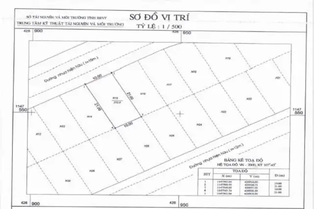 Bán Đất Biệt Thự Khu Decomex Đại An - Phường 9 Vung Tau