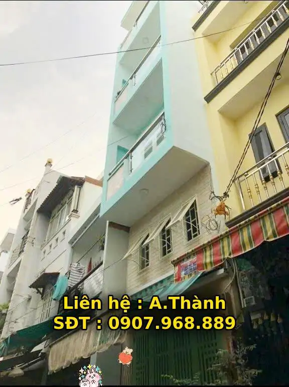 Nhà Cho Thuê Quận 6: 3m2 x 11m, 1 Trệt 2 Lầu, Phạm Văn Chí