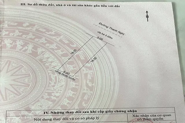 Bán Đất Đường 10,5M Thanh Nghị – Thông Nguyễn Sinh Sắc
