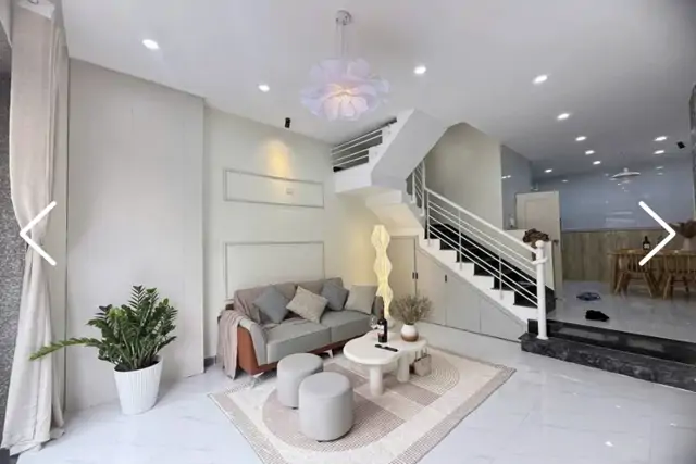 Nhà 3 Tầng Kiệt Oto 5M Trần Cao Vân , Nhà Mới Đẹp Full Nội Thất