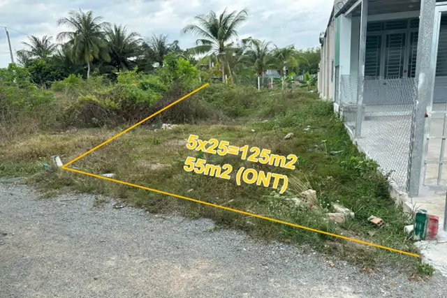Đất Vuông Hxt 125M2 (55M2 Ont) – Kênh Đông Tn