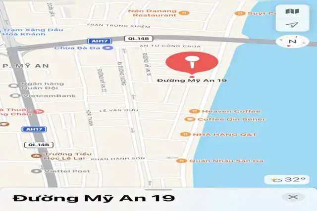 Nhà Mặt Phố View Ngắm Pháo Hoa Tại Đường Mỹ An 19 – Ngũ Hành Sơn – Tp. Đà Nẵng