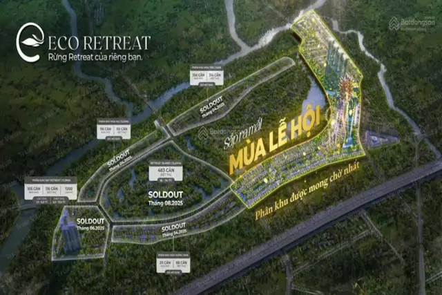Suất Ưu Tiên Phân Khu Mùa Lễ Hội Chỉ 319 Căn Dự Án Eco Retreat Dành Cho Quý Anh Chị Khách Hàng