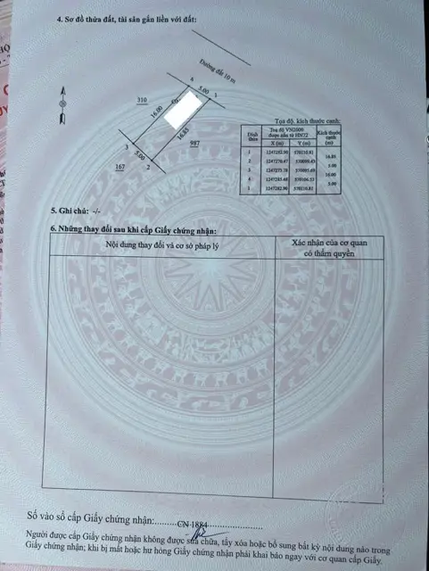 Nhà Mình Có Mảnh Đất Ở Hoà Thành , Tây Ninh - Tổng Diện Tích : 82,2M Vuông