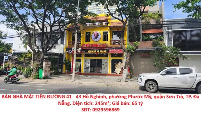Bán Nhà Mặt Tiền Đường Hồ Nghinh, Tp Đà Nẵng -  Vị Trí Vàng, Kinh Doanh Đắc Địa