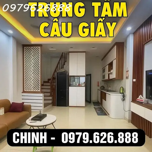 Nhà Mới – Ở Ngay – Trung Tâm Cầu Giấy - 31X5 T - Giá Chỉ 9.1 Tỷ
