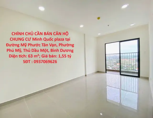 Chính Chủ Bán Căn Hộ Chung Cư Minh Quốc Plaza Tại Đường Mỹ Phước T ân Vạn, Phường Phú Mỹ
