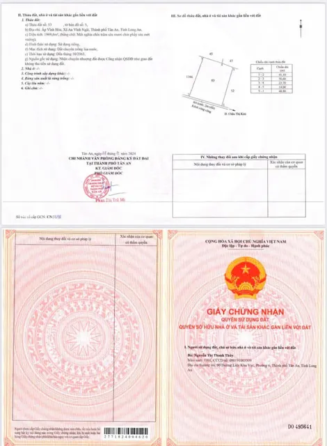 Chính Chủ Cần Bán 5600M2 Đất Lúa - Mặt Tiền Châu Thị Kim, An Vĩnh Ngãi, Tp Tân An, Long An