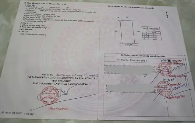 Đất Đẹp - Giá Tốt - Bán Gấp Lô Đất Tiềm Năng Tại Xã Tân Lâm, Xuyên Mộc, Brvt