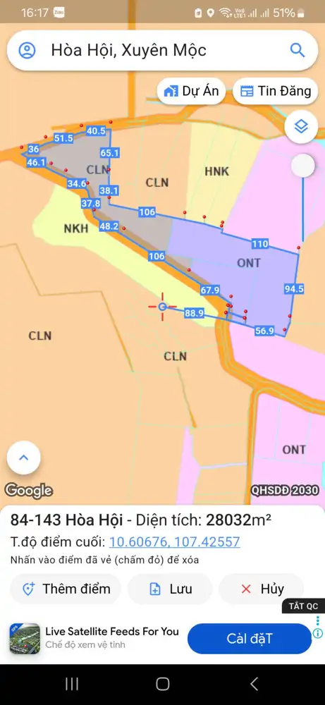 3Ha 500M Mt Đường Cách Ủy Xã Hòa Hội 1Km , Phủ Hồng 1/2 ,