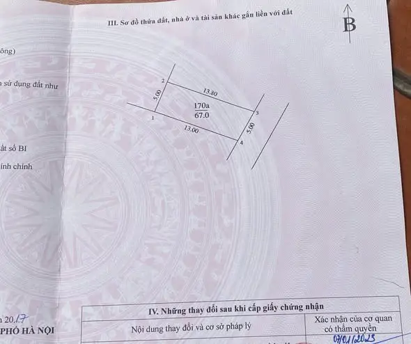 Cần Tiền Bán Nhanh 67M Đất Đường Thông Ô Tô Thanh Đa - Phúc Thọ - Hà Nội