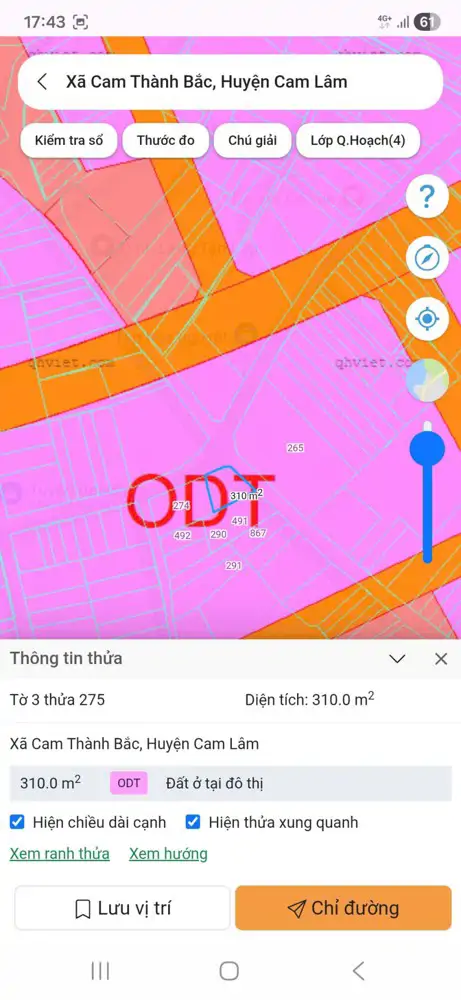 Đất Đẹp - Giá Đầu Tư - Cần Bán Lô Đất Tại Xã Cam Thành Bắc, Cam Lâm, Khánh Hòa