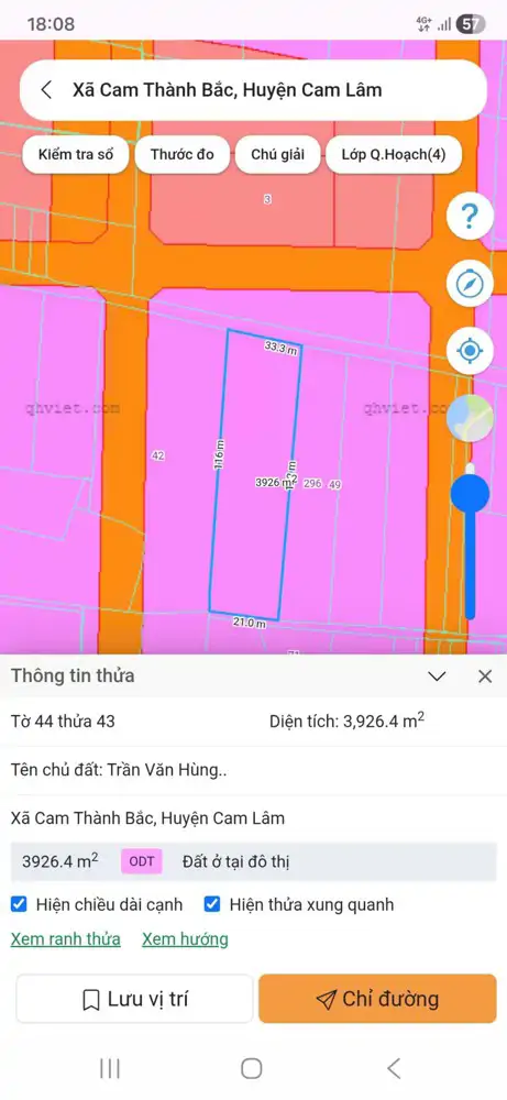 Siêu Phẩm Đất Thổ Cư Xã Cam Thành Bắc, Cam Lâm, Khánh Hòa