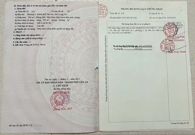 Đất Đẹp – Giá Đầu Tư - Cần Bán 2 Lô Đất Liền Kề Tại Phường 5, Thành Phố Tân An, Long An