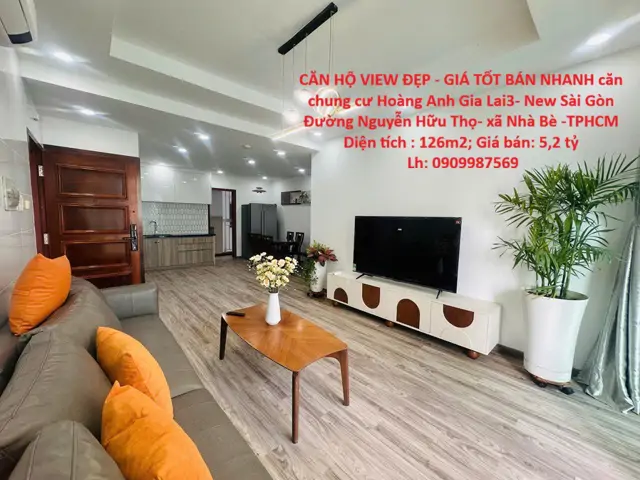 Căn Hộ View Đẹp - Giá Tốt Bán Nhanh Căn Chung Cư Hoàng Anh Gia Lai3- New Sài Gòn Huyện Nhà Bè, Tphcm