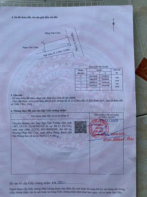 Lô Góc Đoàn Kết Minh Tân – 2 Mặt Tiền Đường Nhựa – Giá Hiếm Khu Kiến Thụy  Zalo 0567 222 555