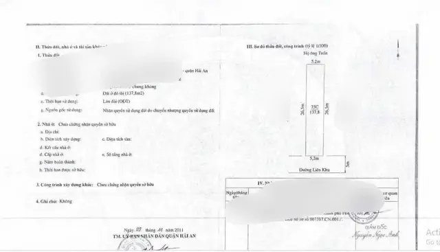 Bán Đất Mặt Đường Thư Trung – Văn Cao – Hải An – Lô Đẹp Kinh Doanh – Giá Tốt
