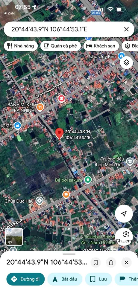 [1,85 Tỷ] Lô Đất Đẹp Tại Tổ Dân Phố Nguyễn Huệ Nam Đồ Sơn Zalo 0567 222 555