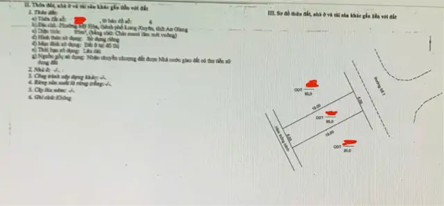 Bán Đất Mặt Tiền Kinh Doanh – Phường Mỹ Hòa, Tp. Long Xuyên, An Giang