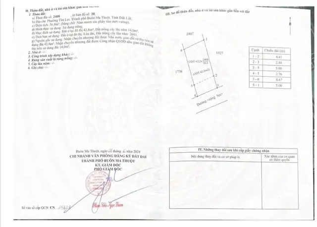 Chính Chủ Cần Bán Nhà Hẻm Xe Hơi Đường Nguyễn Hữu Thấu P. Tân Lợi, Tp. Buôn Ma Thuột