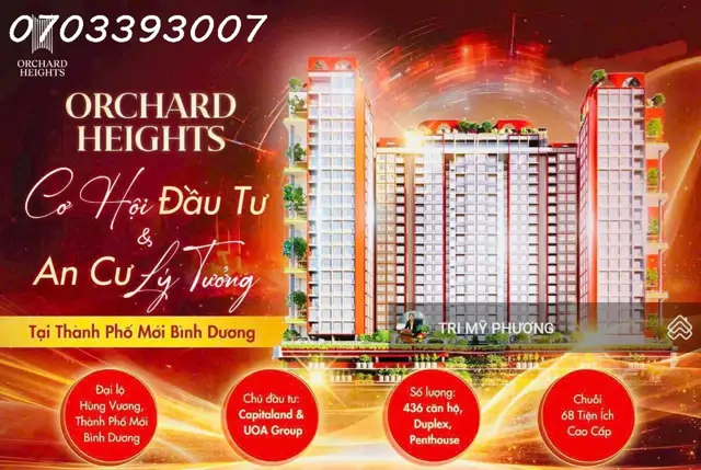 Orchard Heights - Chỉ Cần 1 Tỷ 800 Triệu, Công Chứng Sang Tên Ngay Căn 3Pn + Mt Đại Lộ Hùng Vương