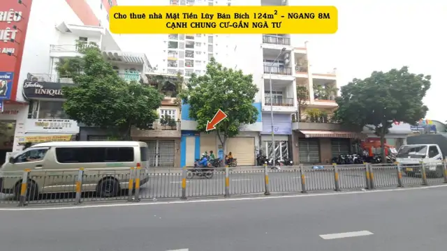 Cho Thuê Nhà Mặt Tiền Lũy Bán Bích 128M² - Ngang 8M -Cạnh Chung Cư