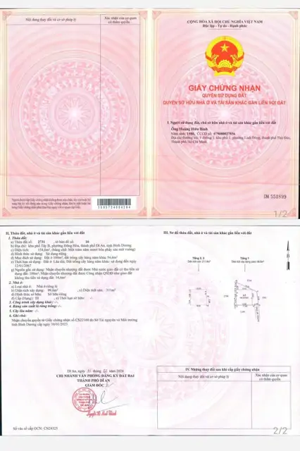 Bán Biệt Thự Mini Đông Hòa - Dĩ An