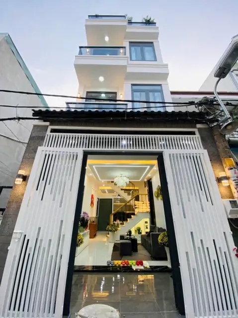 6,350 Tỷ Có Nhà Mới Full Nội Thất Huỳnh Tấn Phát, Nhà Bè (4X13) 3 Tầng - 5Pn - Sổ Hồng Riêng
