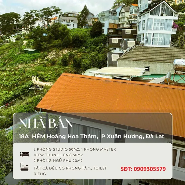 Hot Hot – Chính Chủ Cần Bán Nhà – View Đẹp, Đường Ô Tô Quay Đầu Tại Đường Hoàng Hoa Thám, P.10, Tp