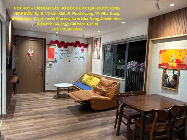 Hot Hot – Cần Bán Căn Hộ Góc Hud Ct2a Phước Long View Biển P. Phước Long Tp. Nha Trang, Khánh Hòa