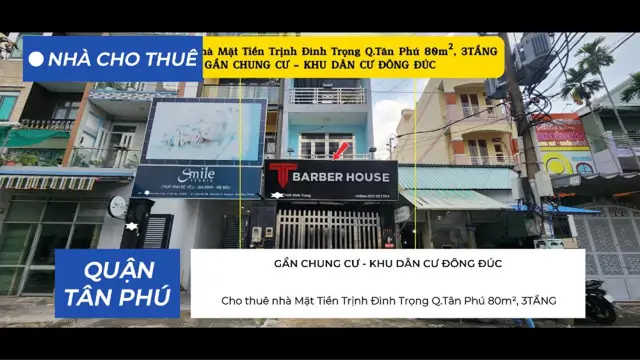 Cho Thuê Nhà Mặt Tiền Trịnh Đình Trọng Q.tân Phú 80M²,3Tầng - Gần Chung Cư