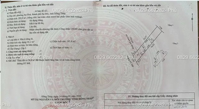 Bán Nhà Đất 989M2- Mặt Tiền Kinh Doanh- Gần Công Viên Sa Đéc